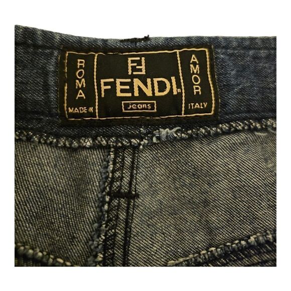FENDI ROMA Vintage Utility‎ Jeans - Size 34 x 30 - Picture 7 of 10